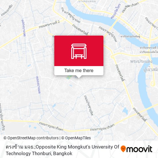 ตรงข้าม มจธ.;Opposite King Mongkut's University Of Technology Thonburi map