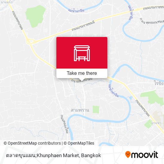 ตลาดขุนแผน;Khunphaen Market map