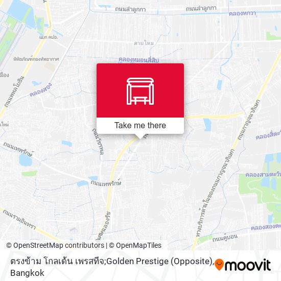 ตรงข้าม โกลเด้น เพรสทีจ;Golden Prestige (Opposite) map