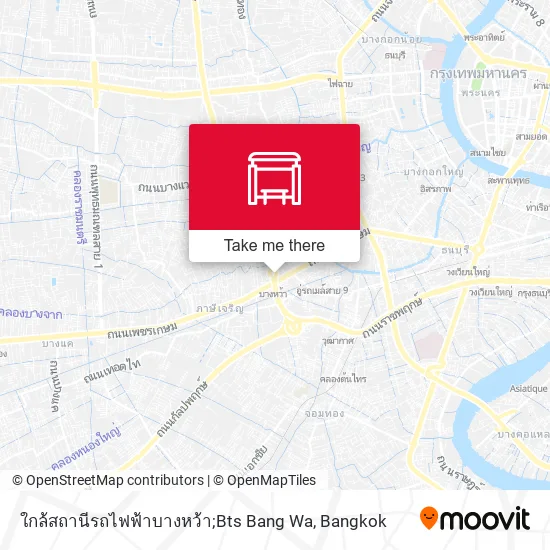 ใกล้สถานีรถไฟฟ้าบางหว้า;Bts Bang Wa map
