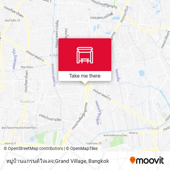 หมู่บ้านแกรนด์วิลเลจ;Grand Village map