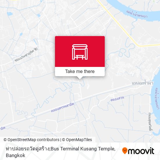 ท่าปล่อยรถวัดคู่สร้าง;Bus Terminal Kusang Temple map
