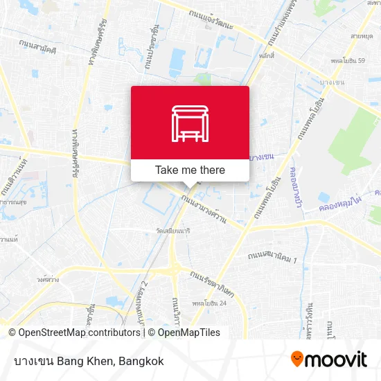 บางเขน Bang Khen map