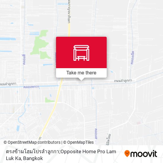 ตรงข้ามโฮมโปรลำลูกกา;Opposite Home Pro Lam Luk Ka map