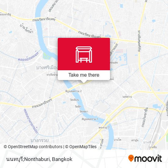 นนทบุรี;Nonthaburi map