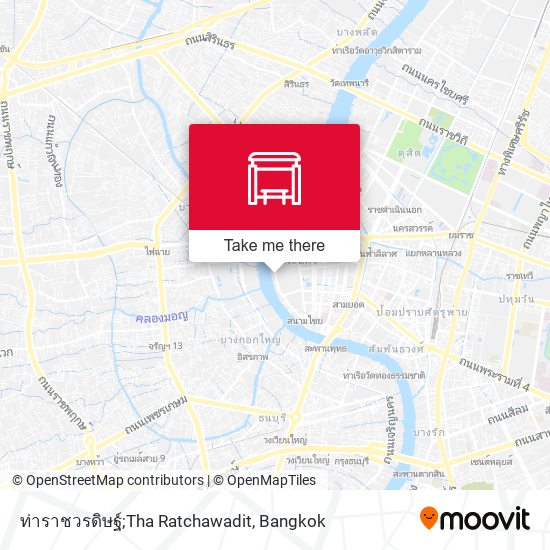 ท่าราชวรดิษฐ์;Tha Ratchawadit map