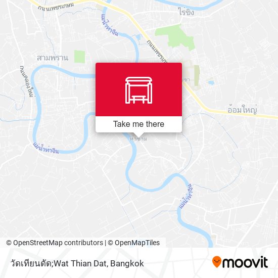 วัดเทียนดัด;Wat Thian Dat map