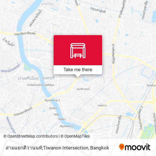 สามแยกติวานนท์;Tiwanon Intersection map