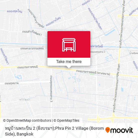หมู่บ้านพระปิ่น 2 (ฝั่งบรมฯ);Phra Pin 2 Village (Borom Side) map