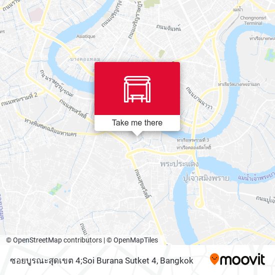 ซอยบูรณะสุดเขต 4;Soi Burana Sutket 4 map