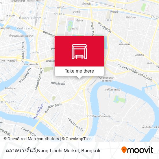 ตลาดนางลิ้นจี่;Nang Linchi Market map