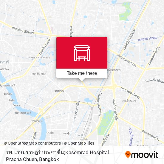 รพ. เกษมราษฎร์ ประชาชื่น;Kasemrad Hospital Pracha Chuen map