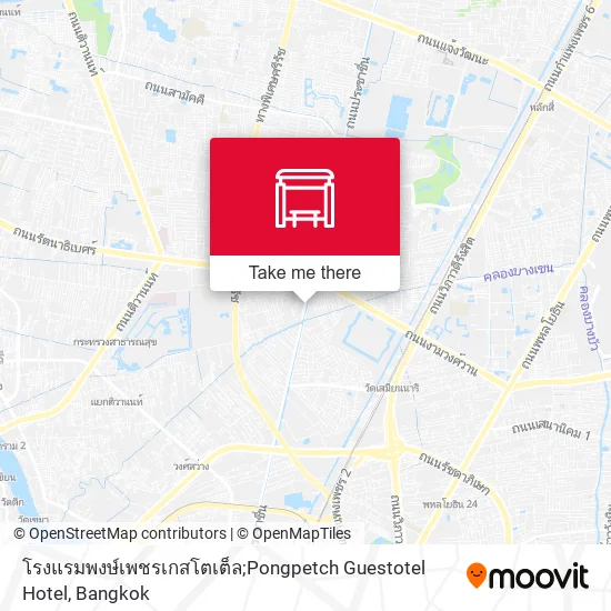 โรงแรมพงษ์เพชรเกสโตเต็ล;Pongpetch Guestotel Hotel map