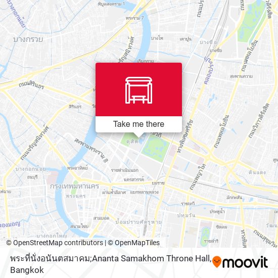 พระที่นั่งอนันตสมาคม;Ananta Samakhom Throne Hall map