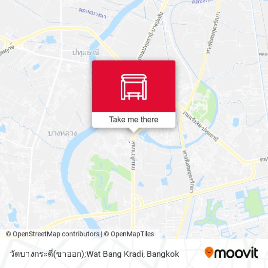 วัดบางกระดี่(ขาออก);Wat Bang Kradi map