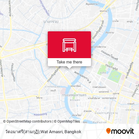 วัดอมาศรี(สามกุฏิ);Wat Amasri map