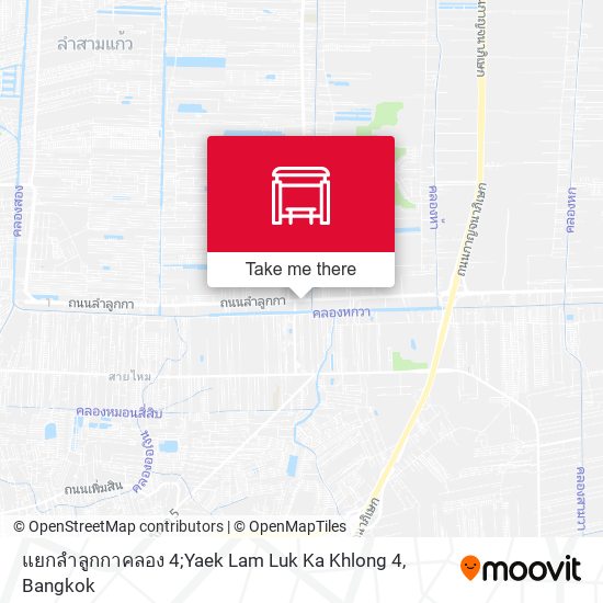 แยกลำลูกกาคลอง 4;Yaek Lam Luk Ka Khlong 4 map