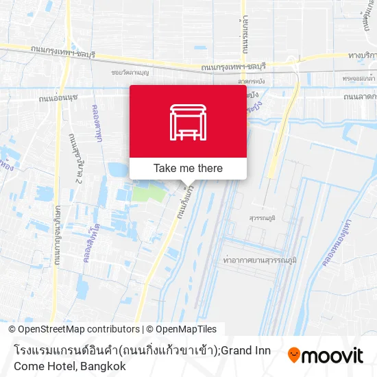 โรงแรมแกรนด์อินคำ(ถนนกิ่งแก้วขาเข้า);Grand Inn Come Hotel map