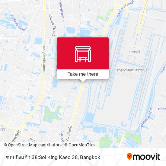 ซอยกิ่งแก้ว 38;Soi King Kaeo 38 map