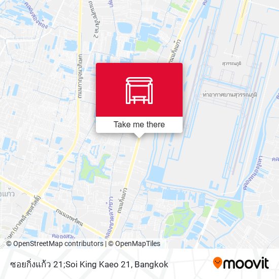 ซอยกิ่งแก้ว 21;Soi King Kaeo 21 map