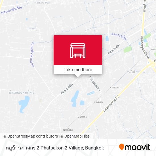 หมู่บ้านภาสกร 2;Phatsakon 2 Village map