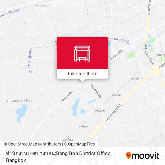 สำนักงานเขตบางบอน;Bang Bon District Office map