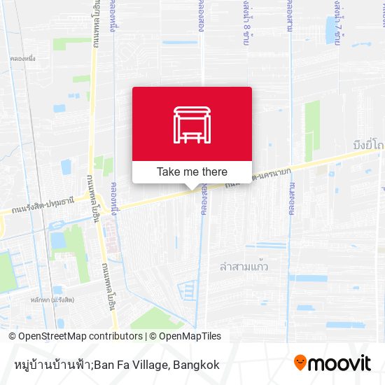 หมู่บ้านบ้านฟ้า;Ban Fa Village map