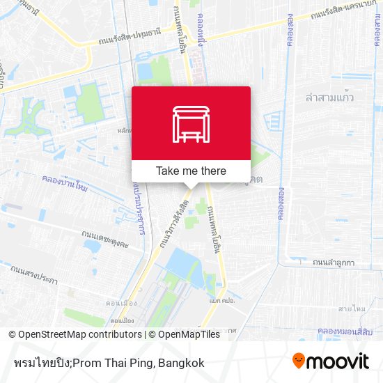 พรมไทยปิง;Prom Thai Ping map