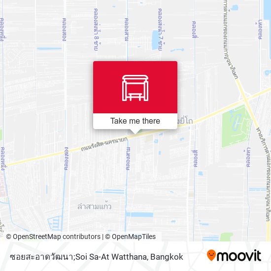 ซอยสะอาดวัฒนา;Soi Sa-At Watthana map