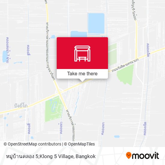 หมู่บ้านคลอง 5;Klong 5 Village map