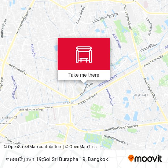 ซอยศรีบูรพา 19;Soi Sri Burapha 19 map