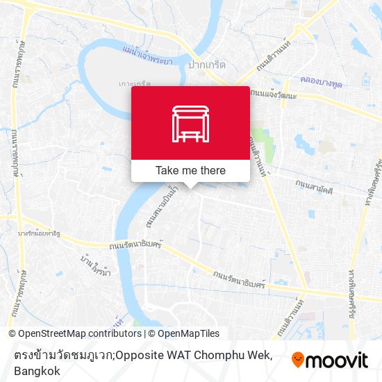 ตรงข้ามวัดชมภูเวก;Opposite WAT Chomphu Wek map