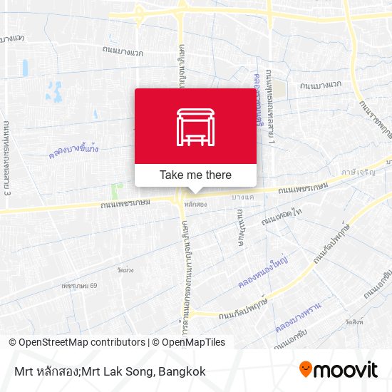 Mrt หลักสอง;Mrt Lak Song map