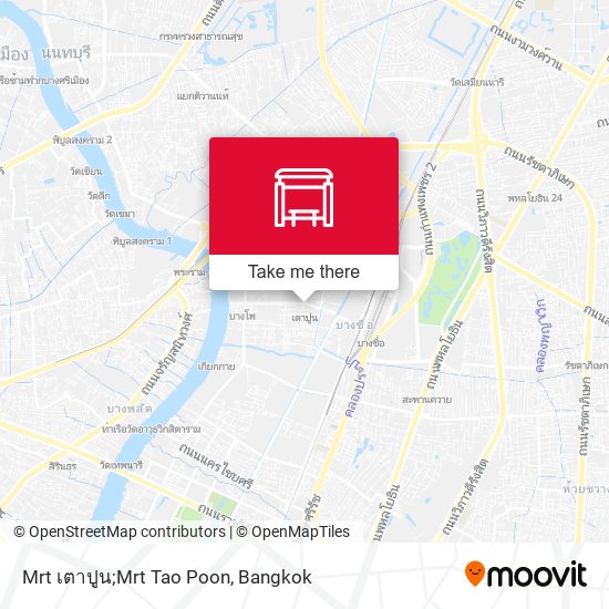 Mrt เตาปูน;Mrt Tao Poon map