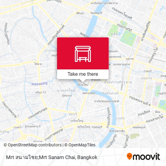 Mrt สนามไชย;Mrt Sanam Chai map