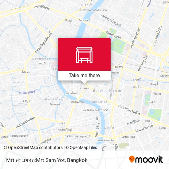 Mrt สามยอด;Mrt Sam Yot map