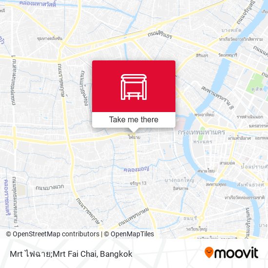 Mrt ไฟฉาย;Mrt Fai Chai map