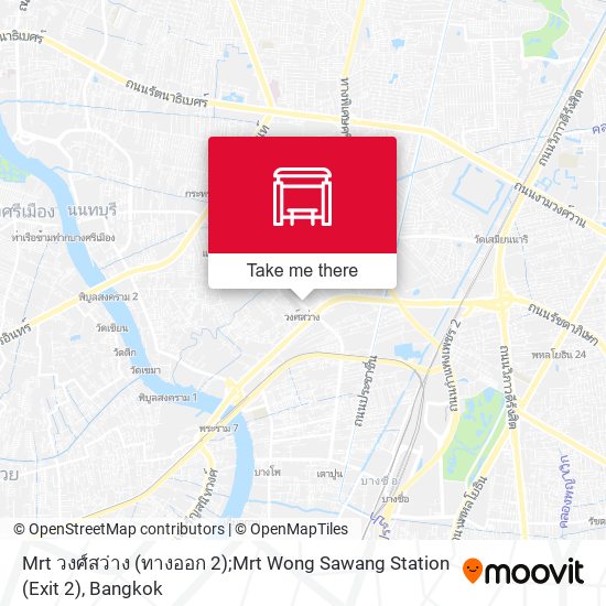 Mrt วงศ์สว่าง (ทางออก 2);Mrt Wong Sawang Station (Exit 2) map