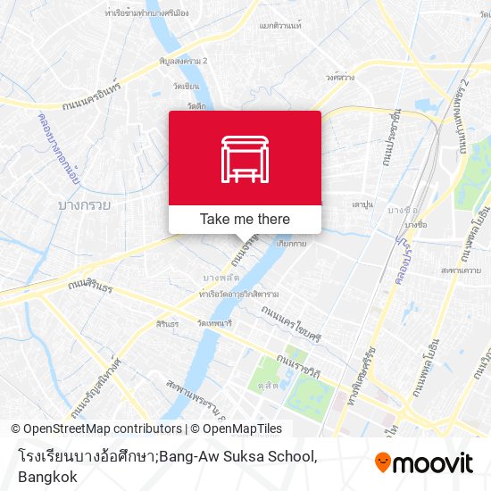 โรงเรียนบางอ้อศึกษา;Bang-Aw Suksa School map