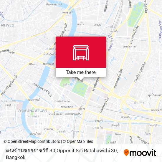 ตรงข้ามซอยราชวิถี 30;Opposit Soi Ratchawithi 30 map