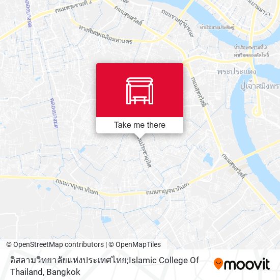 อิสลามวิทยาลัยแห่งประเทศไทย;Islamic College Of Thailand map