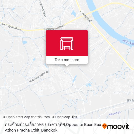 ตรงข้ามบ้านเอื้ออาทร ประชาอุทิศ;Opposite Baan Eua Athon Pracha Uthit map