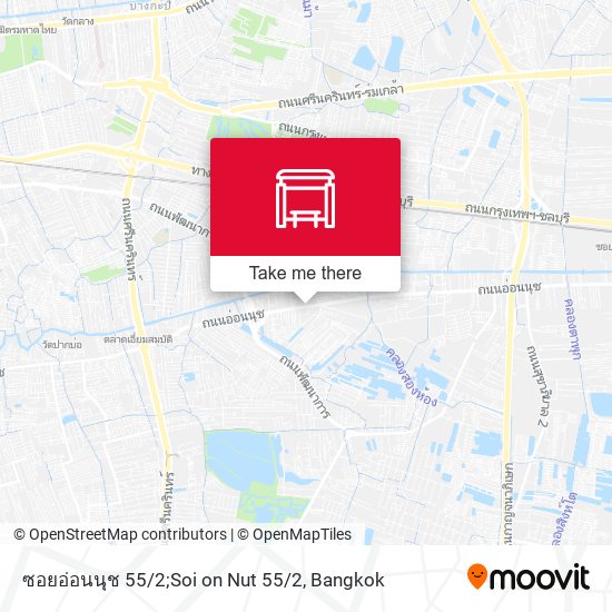 ซอยอ่อนนุช 55 / 2;Soi on Nut 55 / 2 map