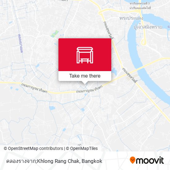 คลองรางจาก;Khlong Rang Chak map