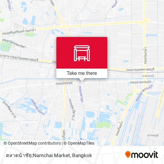 ตลาดนำชัย;Namchai Market map