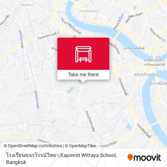 โรงเรียนขจรโรจน์วิทยา;Kajonrot Wittaya School map