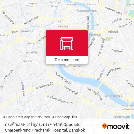 ตรงข้าม รพ.เจริญกรุงประชารักษ์;Opposite Charoenkrung Pracharak Hospital map