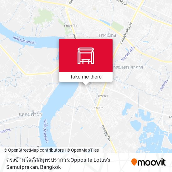 ตรงข้ามโลตัสสมุทรปราการ;Opposite Lotus's Samutprakan map