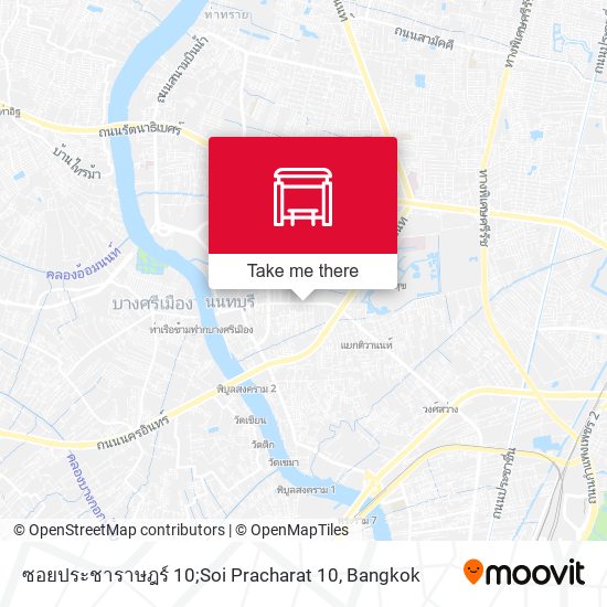 ซอยประชาราษฎร์ 10;Soi Pracharat 10 map