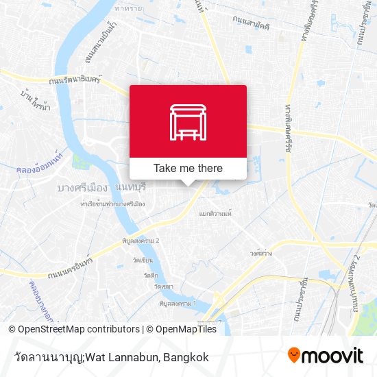 วัดลานนาบุญ;Wat Lannabun map